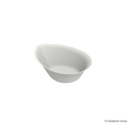 Suikerriet mini Kom "Gota" wit 10x8cm (50 stuks) 