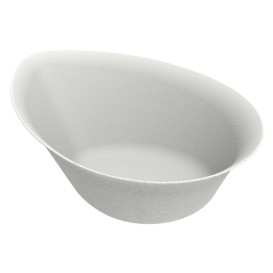 Suikerriet mini Kom "Gota" wit 10x8cm (50 stuks) 