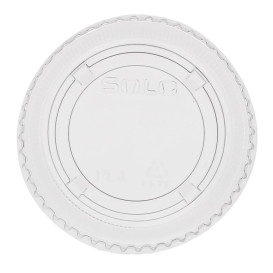 Plastic PET Deksel Kristal gesloten Plat Ø7,3cm (2500 stuks)