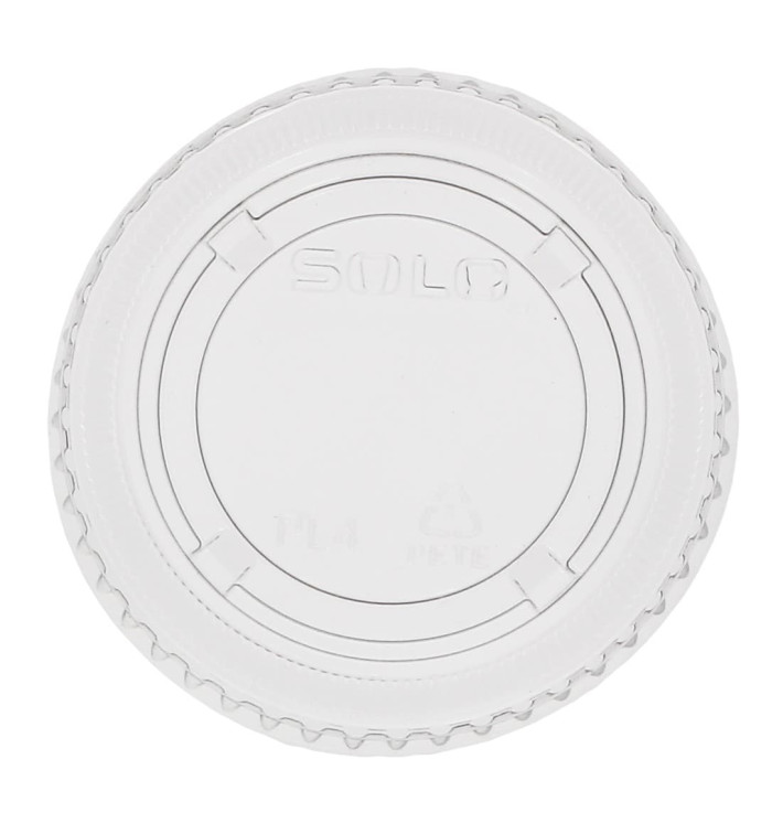 Plastic PET Deksel Kristal gesloten Plat Ø7,3cm (2500 stuks) Plastic PET Deksel Kristal gesloten Plat Ø7,3cm (2500 stuks)