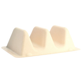 Suikerriet Taco houder 18x11x5cm (75 stuks)