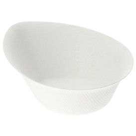 Suikerriet mini Kom "Gota" wit 10x8cm (50 stuks) 