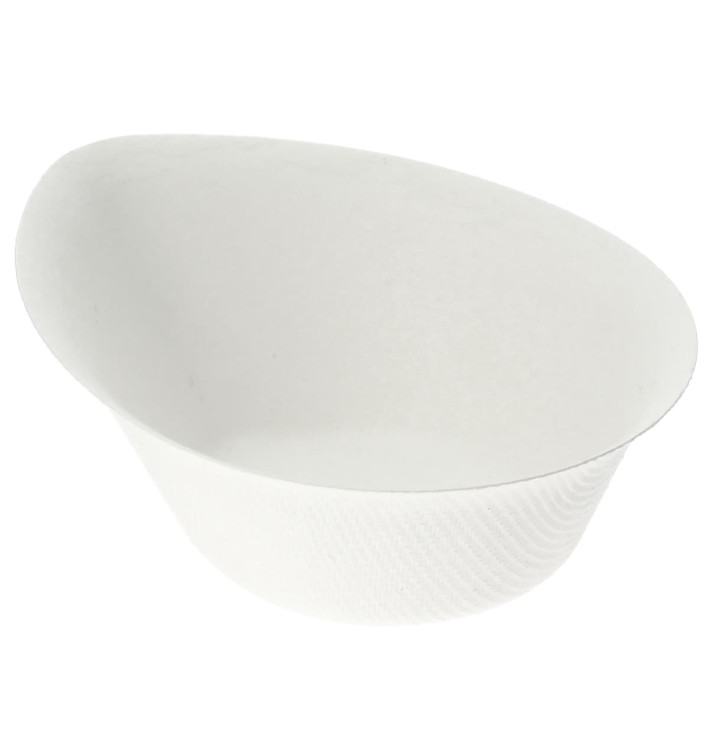 Suikerriet mini Kom "Gota" wit 10x8cm (50 stuks) Suikerriet mini Kom "Gota" wit 10x8cm (50 stuks)