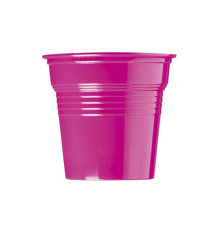 Plastic PS Shotje fuchsia 80ml Ø5,7cm (750 stuks) Plastic PS Shotje fuchsia 80ml Ø5,7cm (750 stuks)