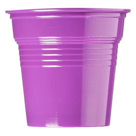 Plastic PS Shotje paars 80ml Ø5,7cm (50 stuks)