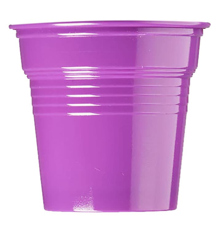 Plastic PS Shotje paars 80ml Ø5,7cm (50 stuks) Plastic PS Shotje paars 80ml Ø5,7cm (50 stuks)