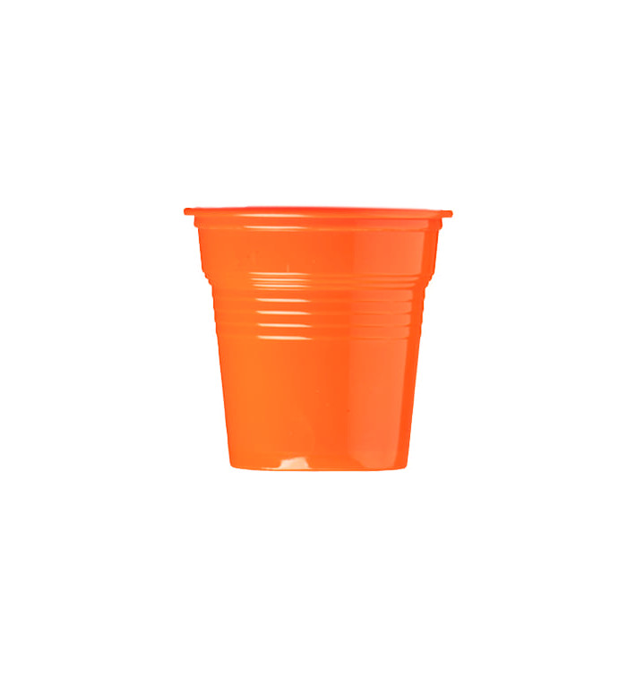 Plastic PS Shotje oranje 80ml Ø5,7cm (50 stuks) 