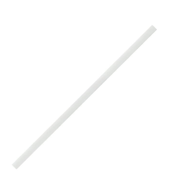 Papieren rechte rietjes wit Ø0,6cm 19,7cm (500 stuks) Papieren rechte rietjes wit Ø0,6cm 19,7cm (500 stuks)