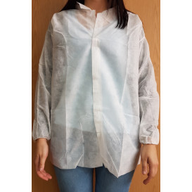 Wegwerp-laboratoriumjas "Cadete" "TST" PP Velcro 35gr (1 stuk) 