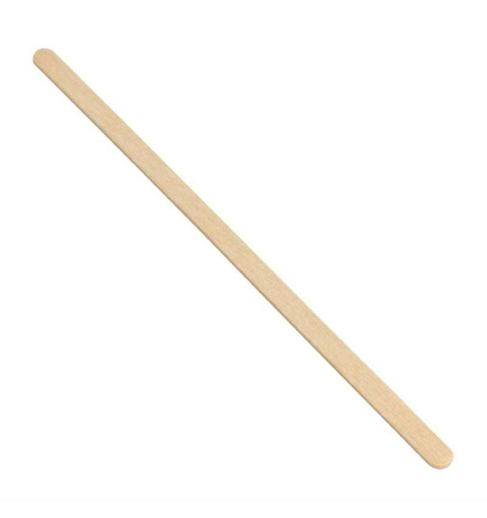 Houten roerwerk 19cm (1000 stuks) Houten roerwerk 19cm (1000 stuks)