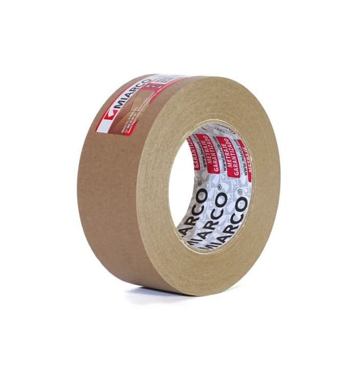 Papieren plakbandrol kraft Eco-Vriendelijk 4,8cmx80m (36 stuks) Papieren plakbandrol kraft Eco-Vriendelijk 4,8cmx80m (36 stuks)