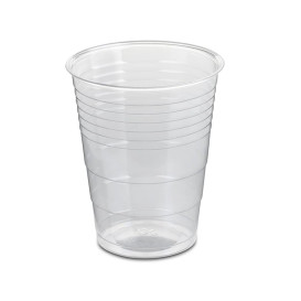 Stof gebaseerd op Maizena PLA beker  Bio transparant 200ml Ø7cm (50 stuks) 