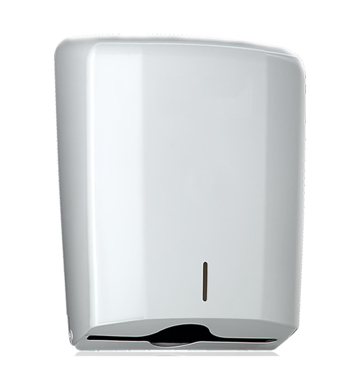 Papieren handdoek Dispenser "ABS" Elegance wit (1 stuk) Papieren handdoek Dispenser "ABS" Elegance wit (1 stuk)