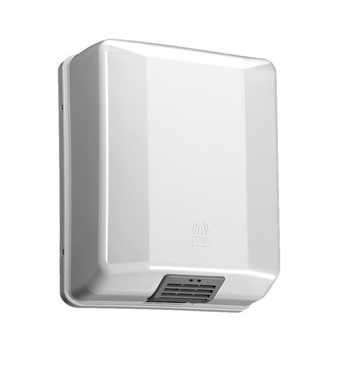 Plastic Elektrische handroger ABS elegant wit 1600W (1 stuk) Plastic Elektrische handroger ABS elegant wit 1600W (1 stuk)