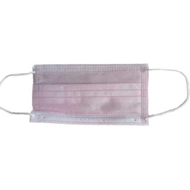 Wegwerp chirurgisch masker drie laags met Gum roze (50 stuks)