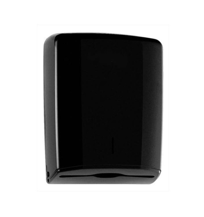 Plastic handdoek dispenser ABS Elegance zwart (1 stuk) Plastic handdoek dispenser ABS Elegance zwart (1 stuk)