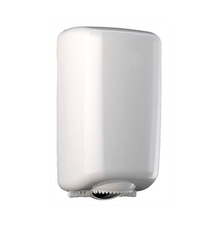 Plastic Papieren Dispenser ABS mini middelste treksrip wit (1 stuk) Plastic Papieren Dispenser ABS mini middelste treksrip wit (1 stuk)
