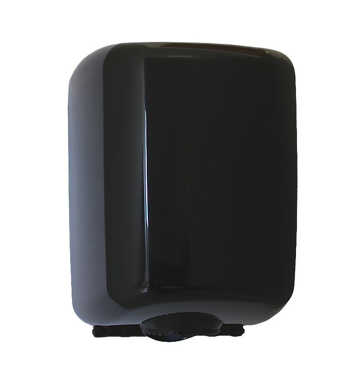 Plastic Papieren Dispenser ABS middelste treksrip zwart (1 stuk) Plastic Papieren Dispenser ABS middelste treksrip zwart (1 stuk)