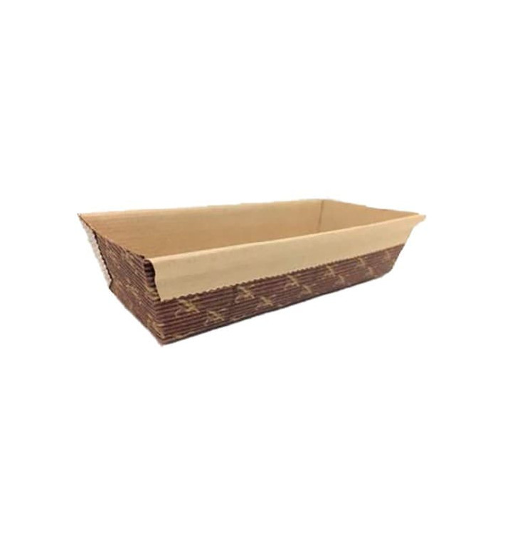 Bakvorm van papier kraft 17,5x8,5x4cm (75 stuks) Bakvorm van papier kraft 17,5x8,5x4cm (75 stuks)