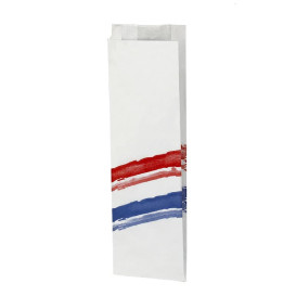 Papieren stokbrood zak Vetvrij met Opening 9+5x32cm (1000 stuks)