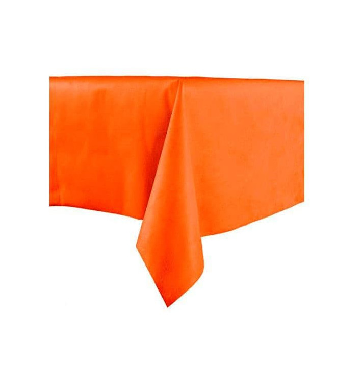 Tafelkleed Novotex niet geweven oranje 100x100cm (150 stuks) Tafelkleed Novotex niet geweven oranje 100x100cm (150 stuks)