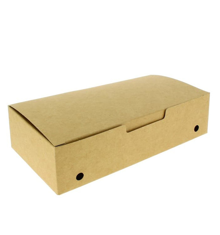 Papieren take-out doos groot maat kraft 2,00x1,00x0,50,m (25 stuks) Papieren take-out doos groot maat kraft 2,00x1,00x0,50,m (25 stuks)
