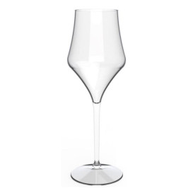 Plastic herbruikbaar glas Wijn "Tritan" transparant 320ml (6 stuks)