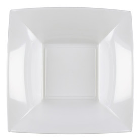 Herbruikbaar Diep bord transparant "Biogebaseerd" "Nice" PP 18 cm (25 stuks) 