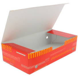 Papieren take-out doos groot maat 2,00x1,00x0,50cm (25 stuks) 