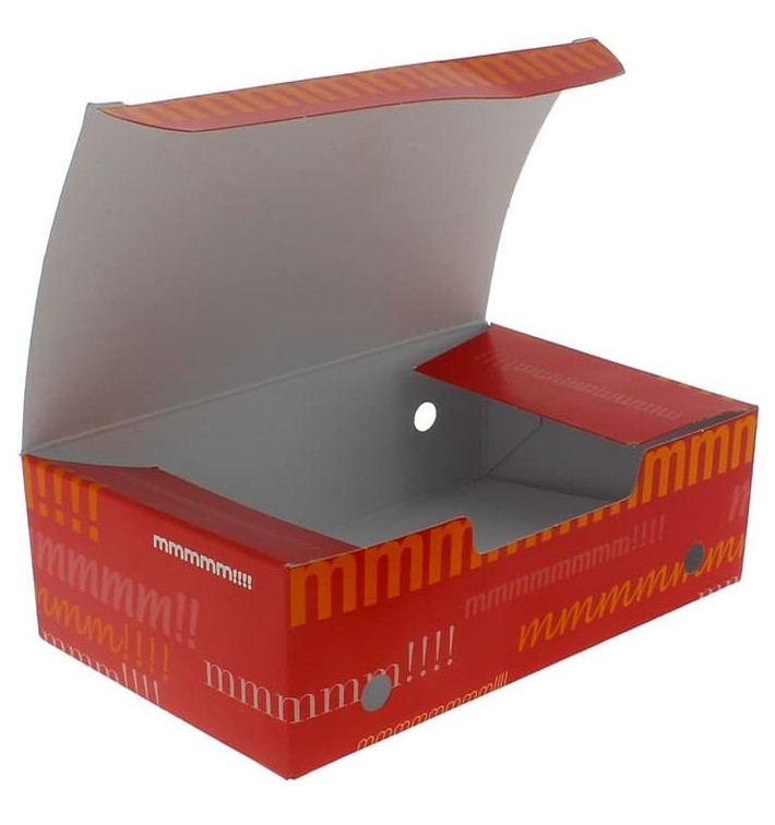 Papieren take-out doos medium maat 1,45x0,90x0,45cm (450 stuks) Papieren take-out doos medium maat 1,45x0,90x0,45cm (450 stuks)