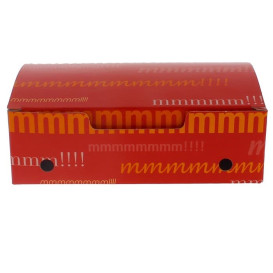 Papieren take-out doos medium maat 1,45x0,90x0,45cm (25 stuks) 