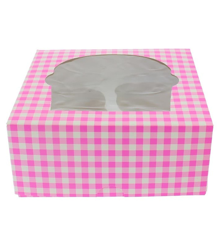 Papieren Cake vorm zak 4 Slots roze 17,3x16,5x7,5cm (140 stuks) Papieren Cake vorm zak 4 Slots roze 17,3x16,5x7,5cm (140 stuks)