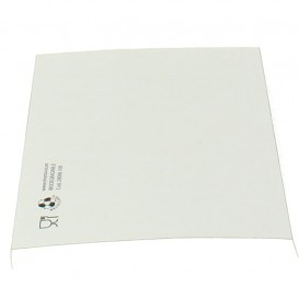 Papieren dienblad voor wafel wit 13,5x10cm (100 stuks) 