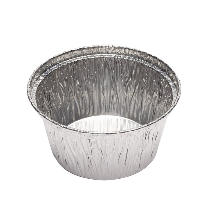Folie pan pastei Rond vormig 110ml (2000 stuks) Folie pan pastei Rond vormig 110ml (2000 stuks)