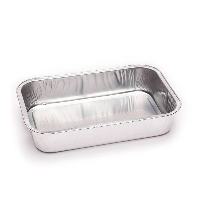 Folie Container Rechthoekige vorm 330ml (100 stuks) Folie Container Rechthoekige vorm 330ml (100 stuks)