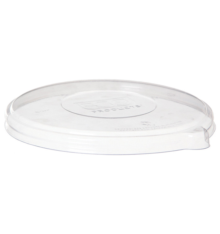 Plastic Deksel Composteerbaar PLA transparant voor Kom 710,940 ml (400 stuks) Plastic Deksel Composteerbaar PLA transparant voor Kom 710,940 ml (400 stuks)