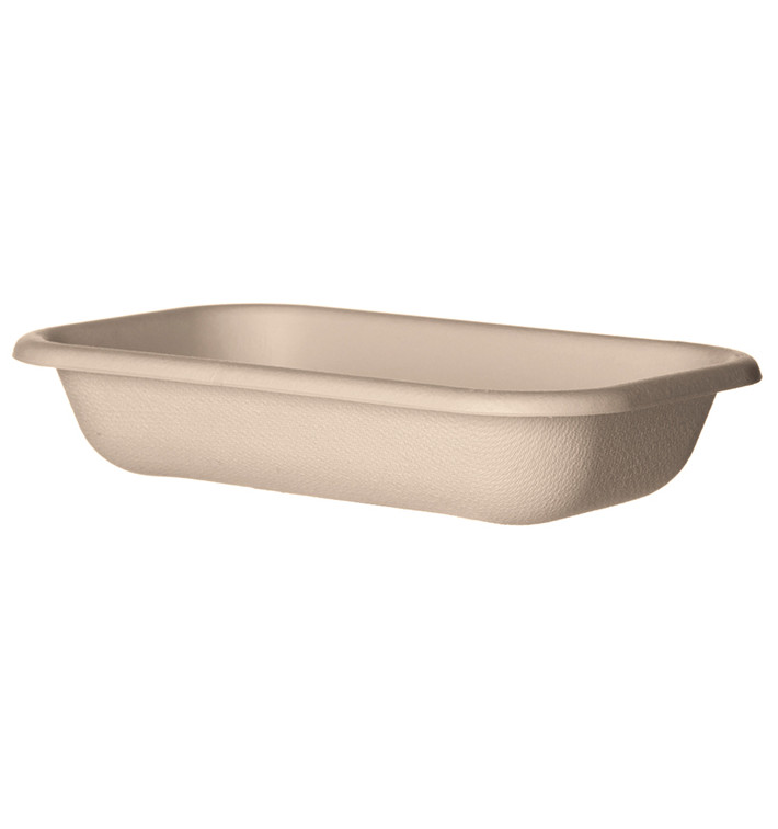 Suikerriet dienblad Ecologisch Naturel 470ml 18,0x12,0x4,0cm (400 stuks) Suikerriet dienblad Ecologisch Naturel 470ml 18,0x12,0x4,0cm (400 stuks)