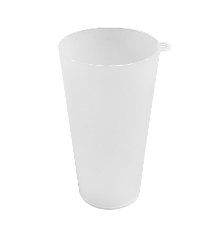 Plastic beker met Ring PP Herbruikbaar transparant 400ml (490 stuks) Plastic beker met Ring PP Herbruikbaar transparant 400ml (490 stuks)