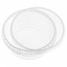 Plastic deli Container met Plastic Deksel PP Onbreekbaar 300 ml Ø11,8 (34 stuks)