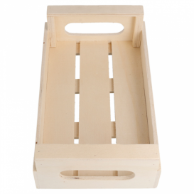 Houten Etalerende Box met Hendel 20,5x12,5x6,5cm (1 stuk) 