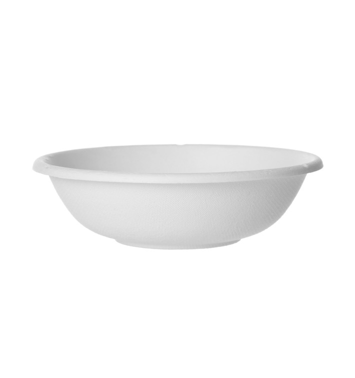 Suikerriet kom Bagasse wit 470ml (800 stuks) Suikerriet kom Bagasse wit 470ml (800 stuks)