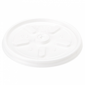 Plastic Deksel PS Ø6,9cm voor Schuim beker 4Oz/120ml (100 stuks)