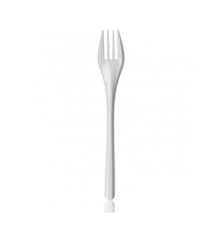Plastic PS vork wit 16,5cm Plastic PS vork wit 16,5cm