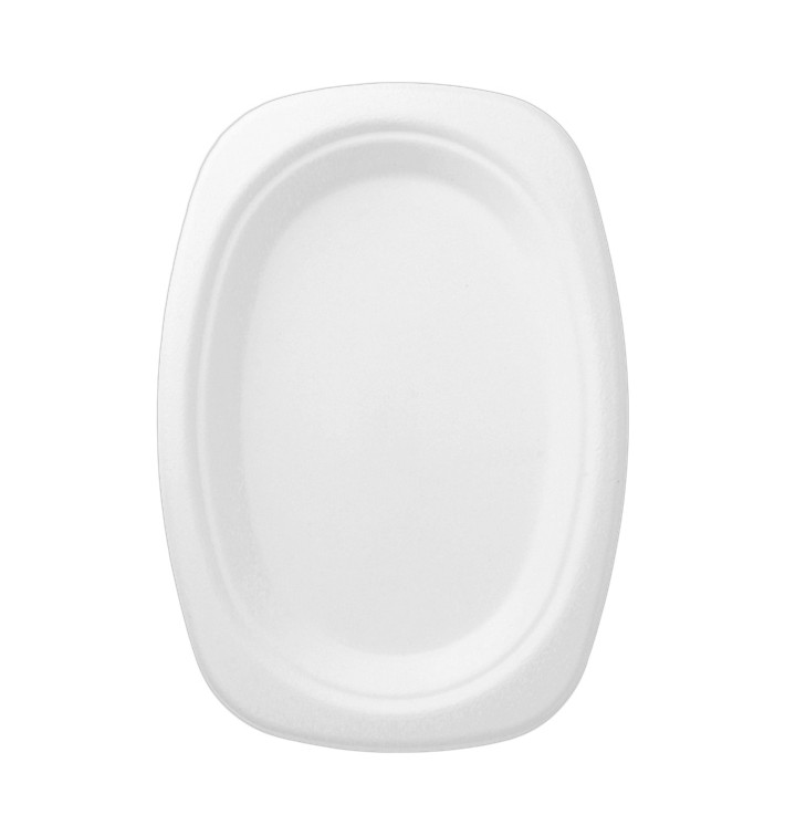 Suikerriet dienblad wit 23,3x16,5x2 cm (50 stuks) Suikerriet dienblad wit 23,3x16,5x2 cm (50 stuks)
