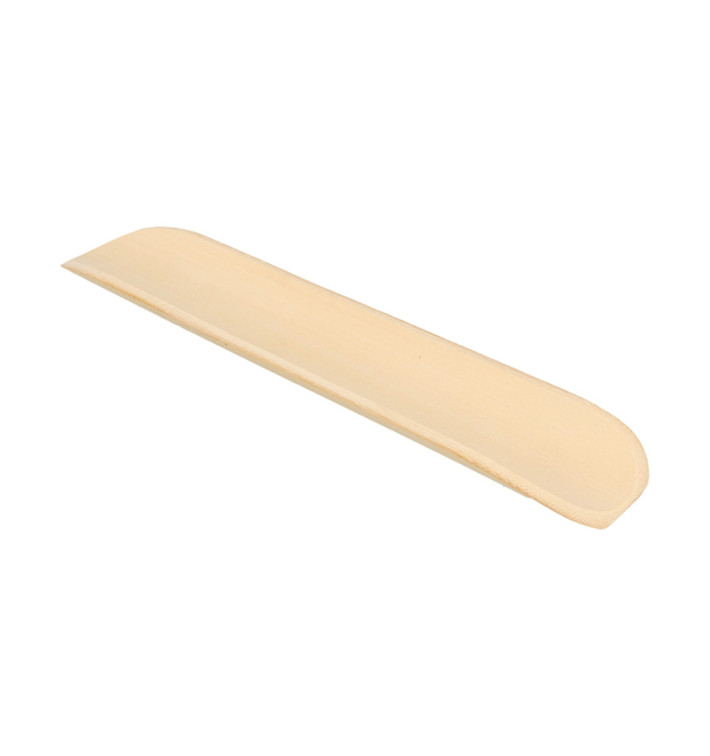 Bamboe wegwerp dienblad 20x3,5x1,5cm (200 stuks) Bamboe wegwerp dienblad 20x3,5x1,5cm (200 stuks)