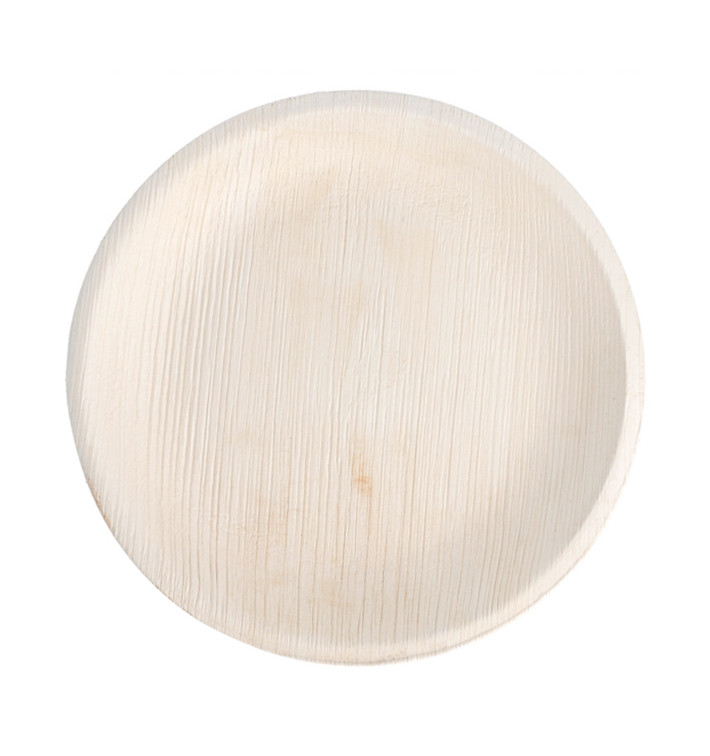 Palm blad bord Rond vormig 18 cm (200 stuks) Palm blad bord Rond vormig 18 cm (200 stuks)