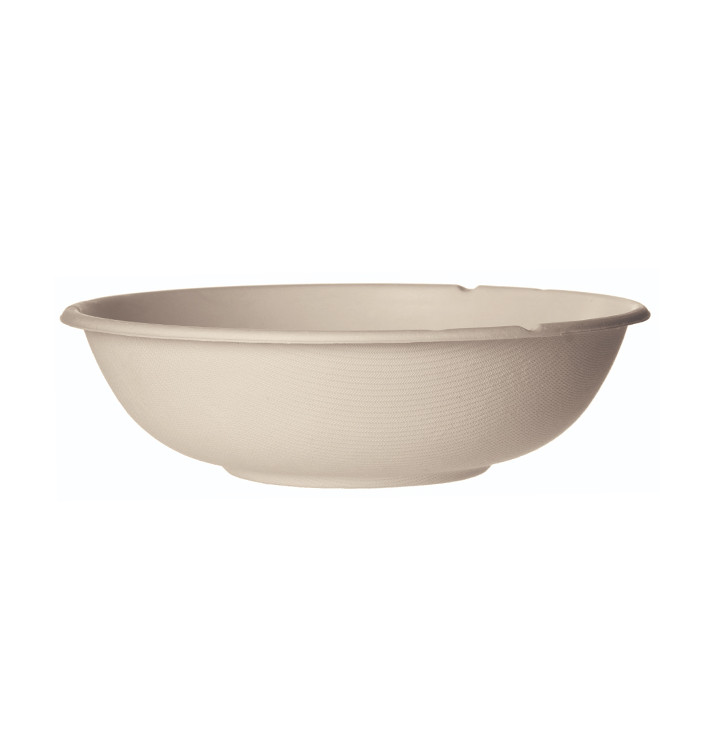 Suikerriet kom Bagasse Naturel 940ml (400 stuks) Suikerriet kom Bagasse Naturel 940ml (400 stuks)