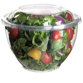 Saladekom met Deksel PLA 1420ml (50 stuks) 