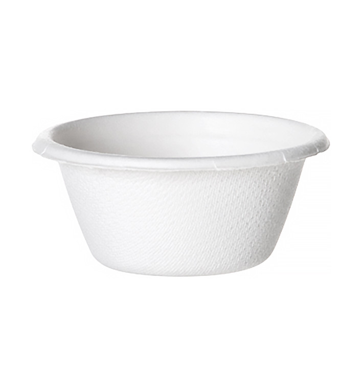 Suikerriet Container Bagasse wit 60ml (2500 stuks) Suikerriet Container Bagasse wit 60ml (2500 stuks)