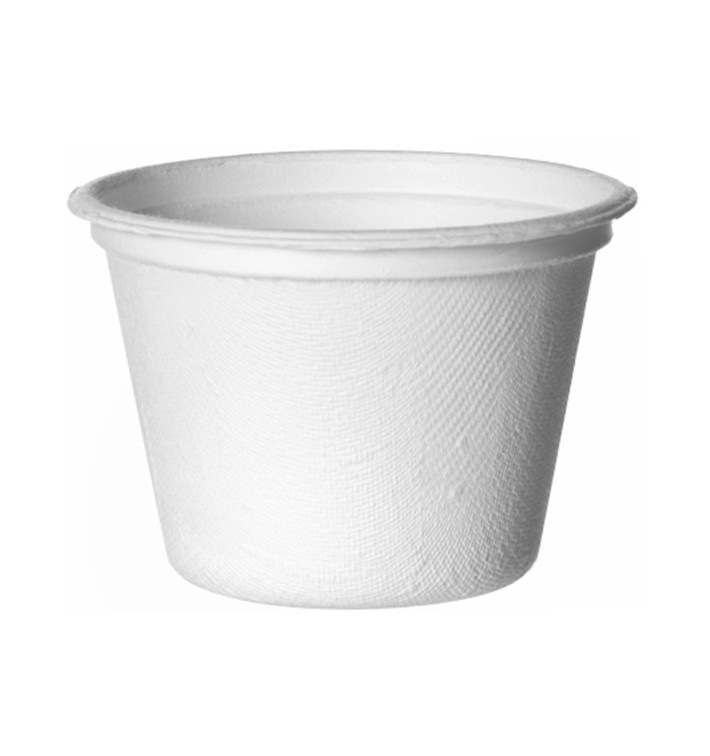 Suikerriet Container Bagasse wit 120ml (1800 stuks) Suikerriet Container Bagasse wit 120ml (1800 stuks)